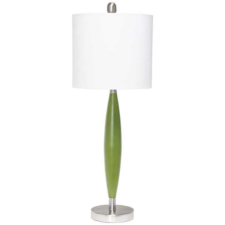 Image 2 Lalia Home Stylus Green Modern Metal Table Lamp