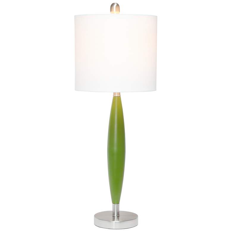 Image 3 Lalia Home Stylus Green Modern Metal Table Lamp more views