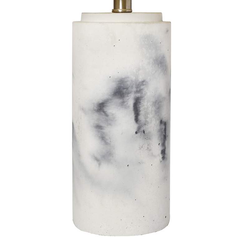 Image 5 Lalia Home White Marble Finish Concrete Table Lamp more views