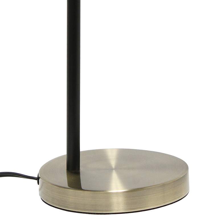 Image 4 Lalia Modern Antique Brass Metal Table Lamp more views