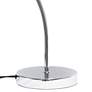 Lalia Modern Chrome Metal Scroll Table Lamp