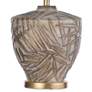 Lalita 29" Palm Leaf Print Molded Jar Table Lamp