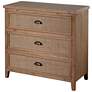 Lalita - Three Drawer Wood Accent Chest with Woven Cane Drawer Fronts
