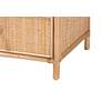 4_Lalo 21 1/2" Wide Natural Brown Rattan 1-Drawer Nightstand more views