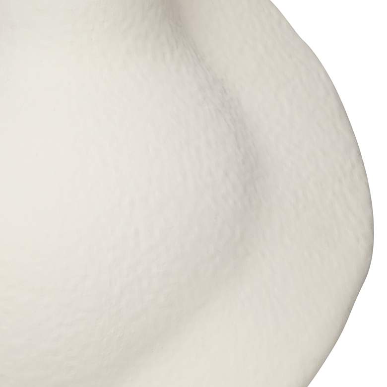Image 2 Lalonde 16 1/4" High Matte Creamy Twist Decorative Vase more views