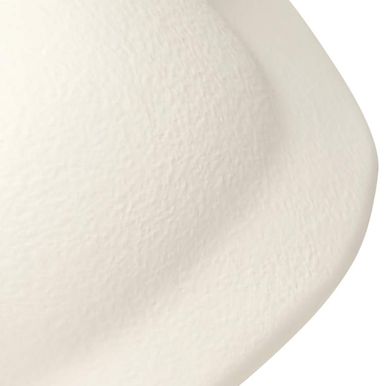 Image 4 Lalonde 8 3/4" High Matte Creamy Twist Decorative Vase more views