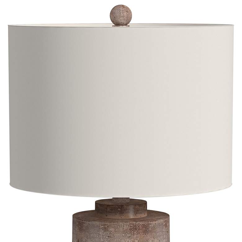 Image 5 Lamar White and Beige Table Lamp more views