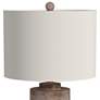 Lamar White and Beige Table Lamp