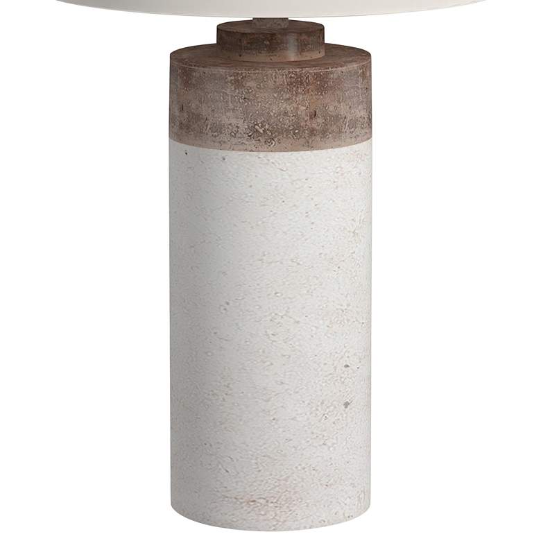 Image 6 Lamar White and Beige Table Lamp more views