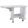 Lamart 31 1/2" Wide White Wood Folding Sewing Table