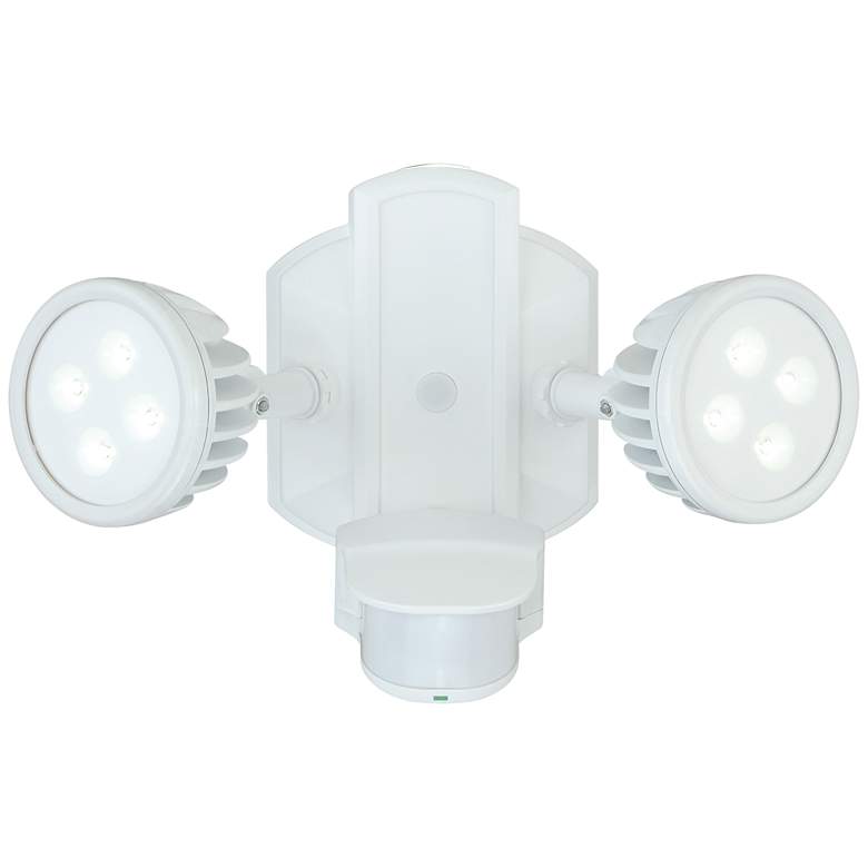 Image 1 Lambda 12 1/2 inchW LED White Motion Sensor Security Floodlight