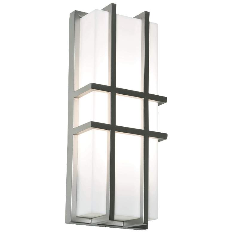 Image 1 Lambert 13.5-in LED Sconce - 17W 120-277V - Satin Nickel