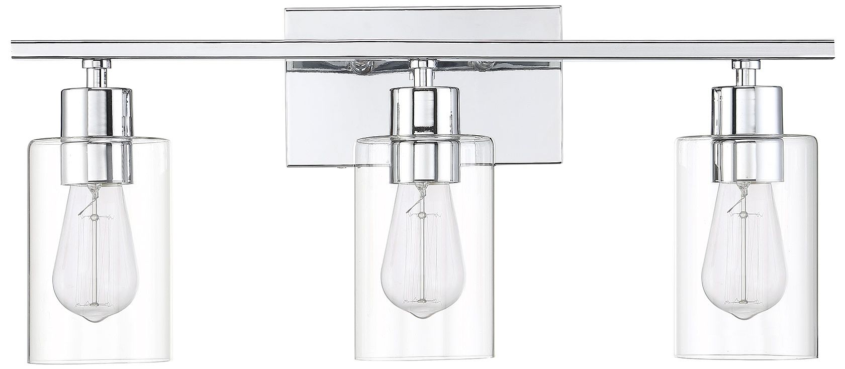 Image 3 Lambert 3-Light Bathroom Vanity Light in Polished Chrome more views