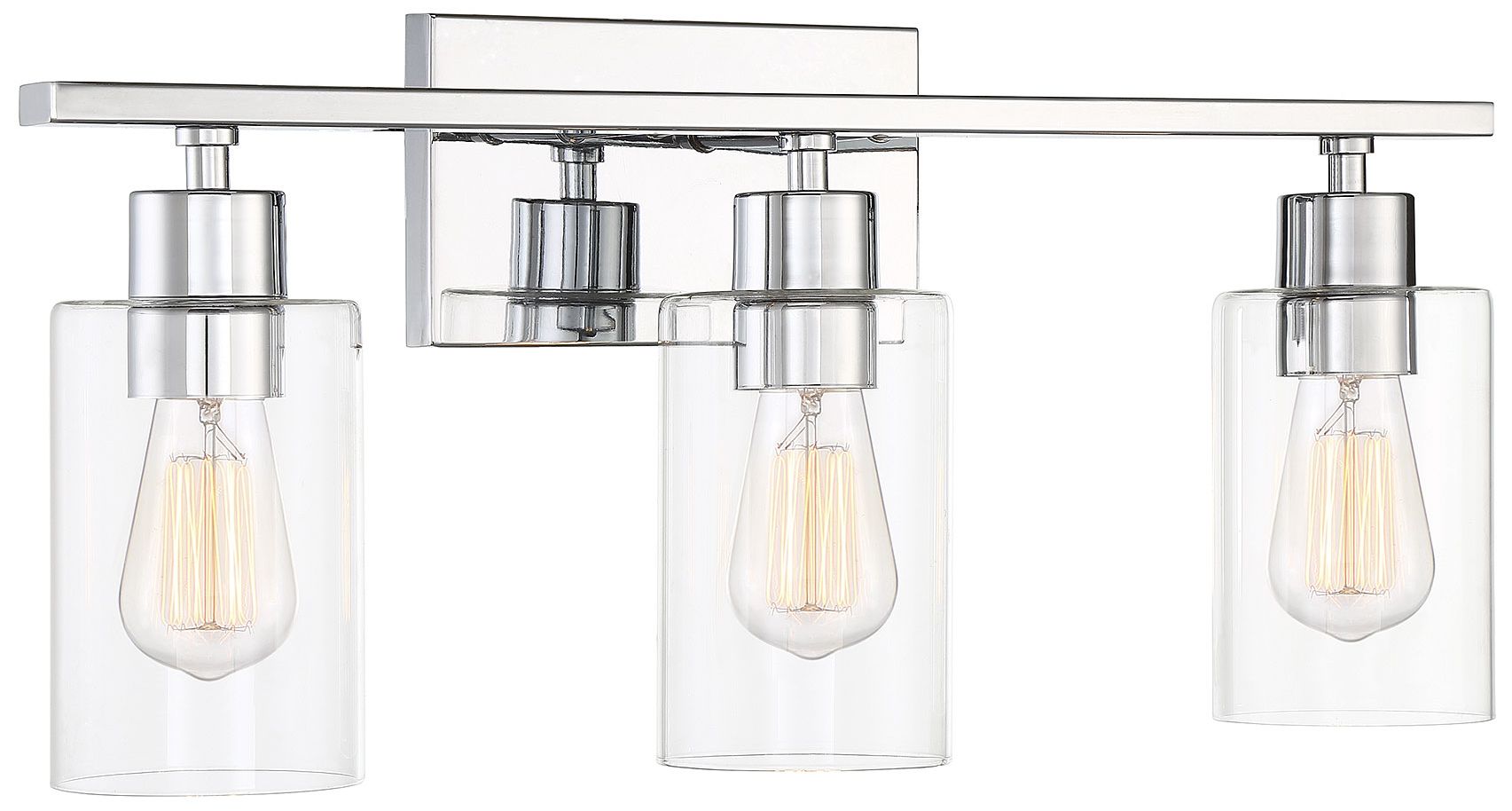 Image 6 Lambert 3-Light Bathroom Vanity Light in Polished Chrome more views