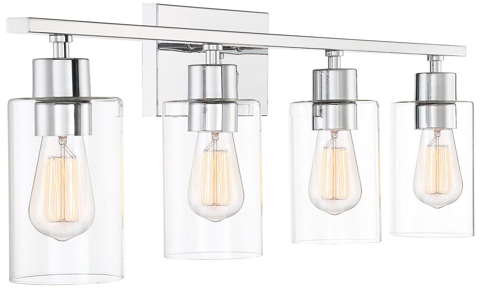 Image 4 Lambert 4-Light Bathroom Vanity Light in Polished Chrome more views
