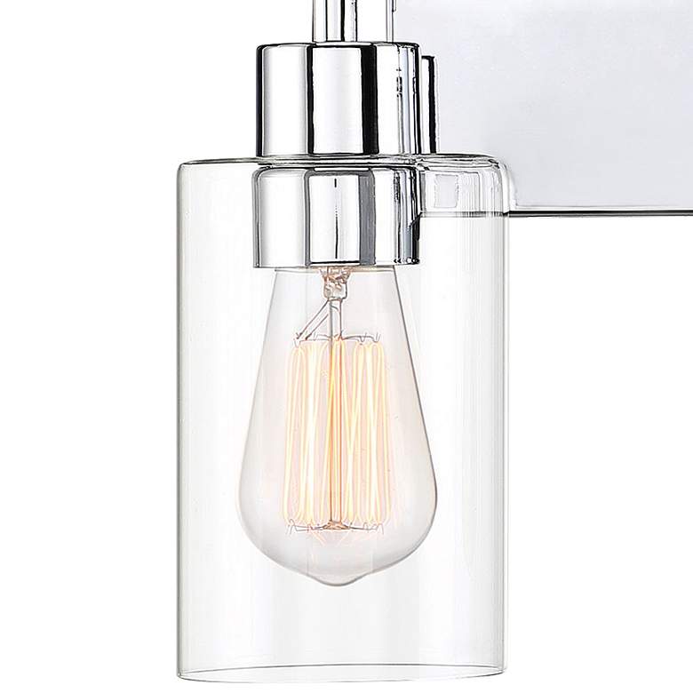 Image 3 Lambert 9 3/4" High Polished Chrome 2-Light Wall Sconce more views