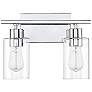 4_Lambert 9 3/4" High Polished Chrome 2-Light Wall Sconce more views