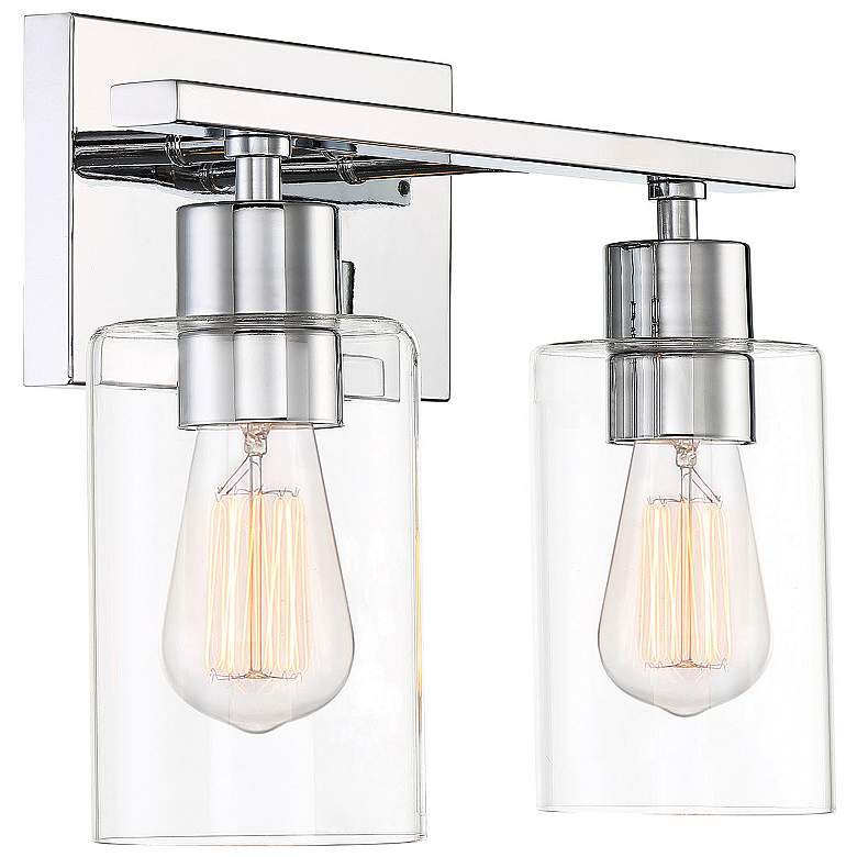 Image 5 Lambert 9 3/4" High Polished Chrome 2-Light Wall Sconce more views