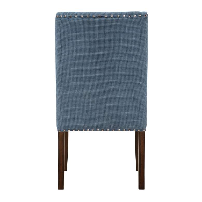 Image 5 Lambert Blue Fabric Accent Dining Chairs Set of 2 more views