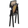 7_Lambinet Black Wood and Cane Folding Dining Chairs Set of 4 more views