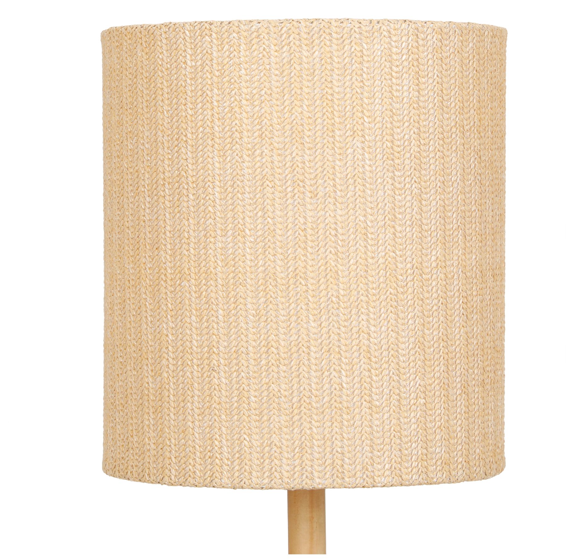 Image 4 Lamia Natural Burl and Raffia Designer Table Lamp more views