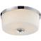 Lamina by Z-Lite Chrome 3 Light Flush Mount