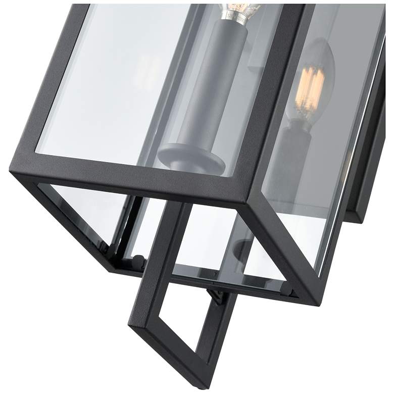 Image 6 Lamont 18" High Textured Black Outdoor Wall Light more views