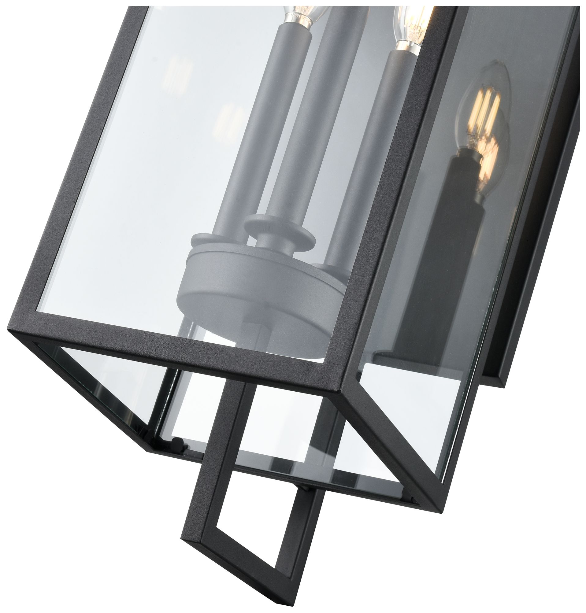 Image 6 Lamont 28 1/2"H Textured Black 3-Light Outdoor Wall Light more views