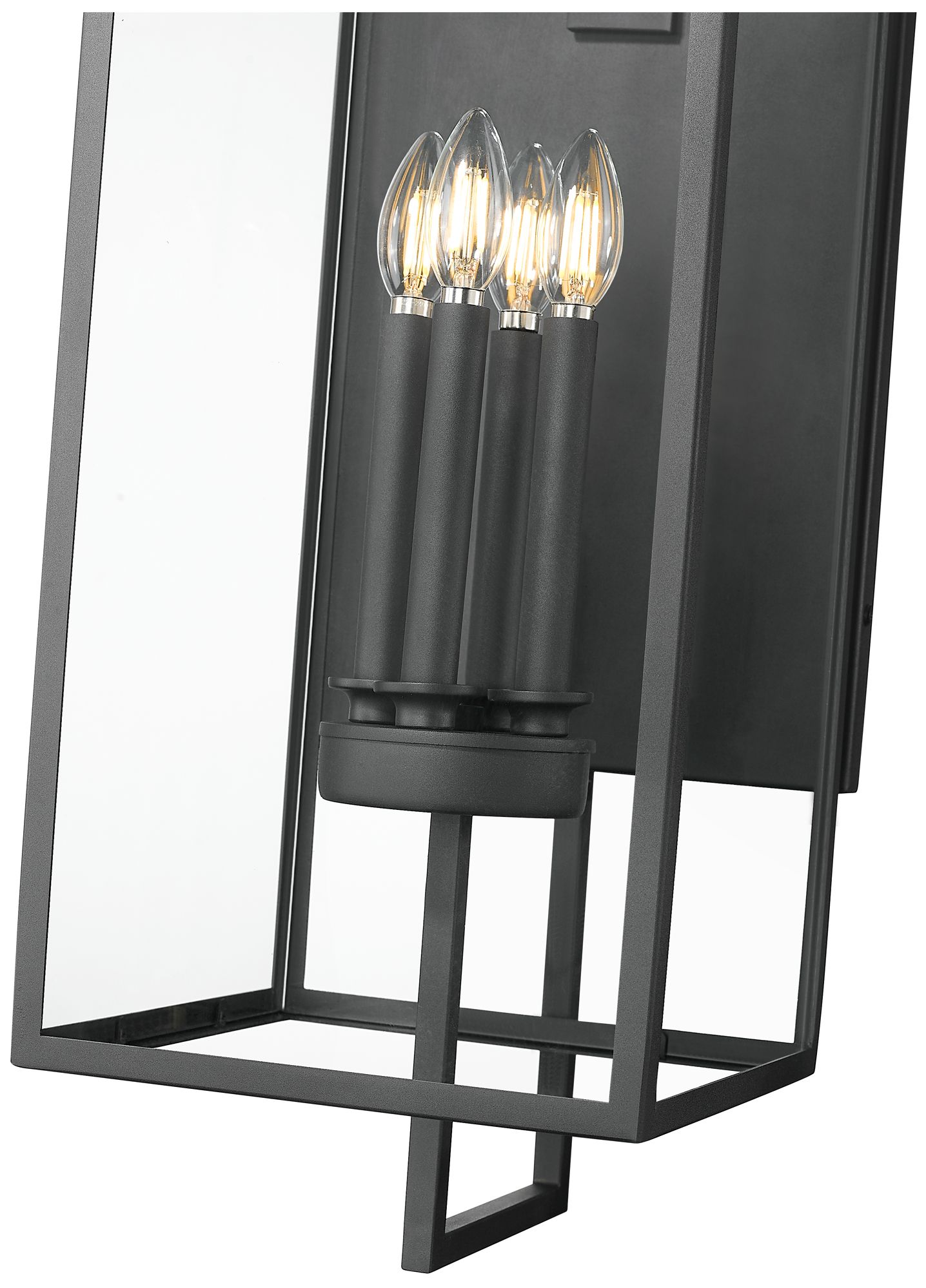 Image 6 Lamont 34" High 4-Light Outdoor Wall Sconce in Textured Black more views