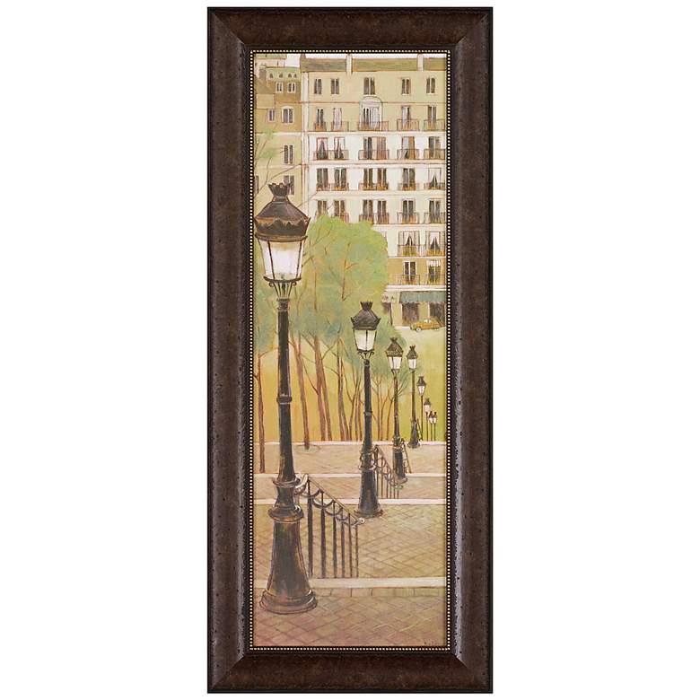 Image 1 Lamp Posts in Paris 41 inch High Wall Art