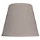 Lamp shade, textured taupe