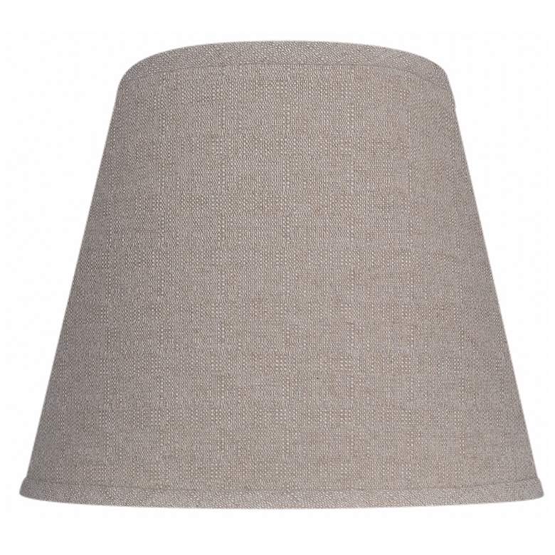 Image 1 Lamp shade, textured taupe