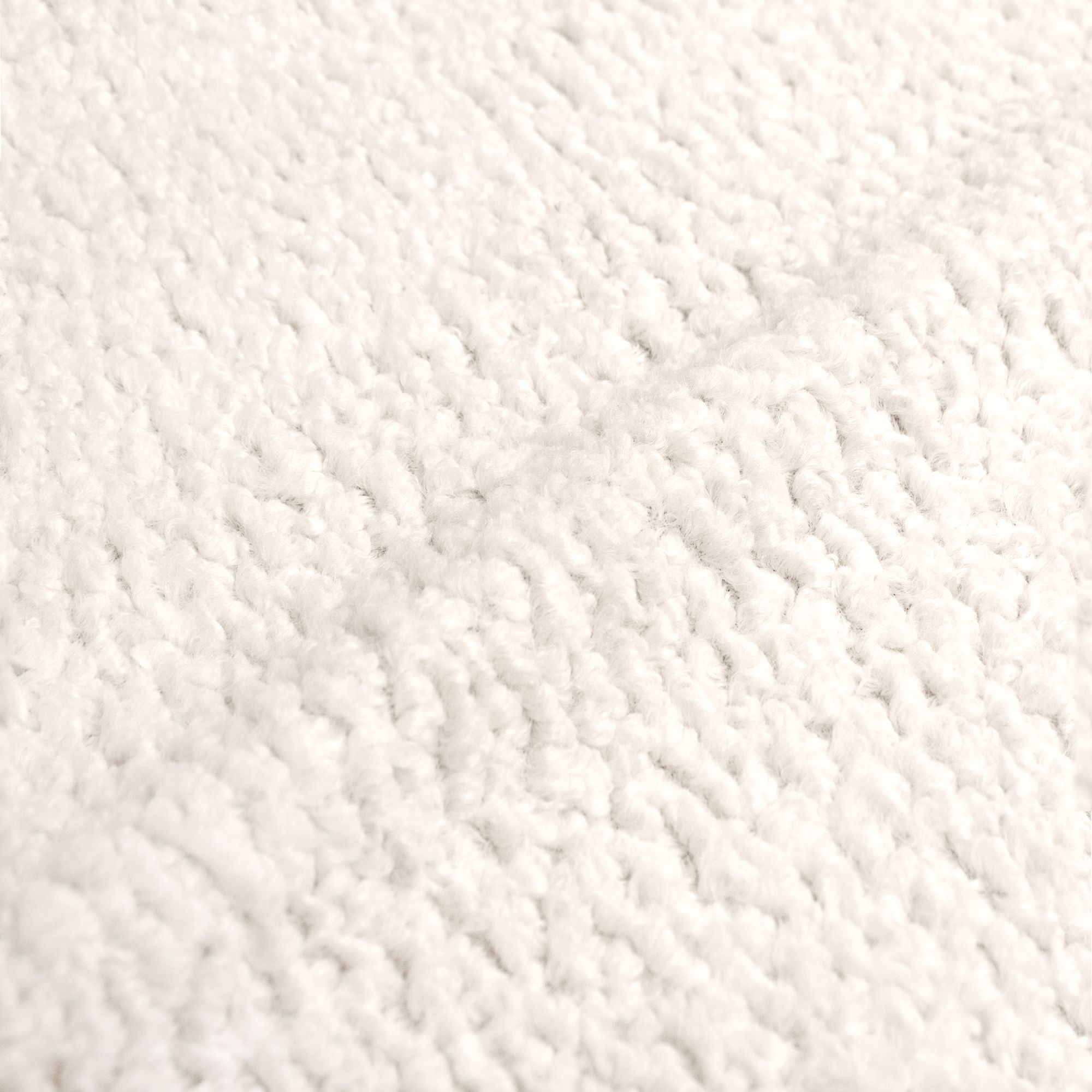 Image 3 Lana 32" Wide Faux White Sheepskin Fabric Swivel Accent Chair Made to Order more views