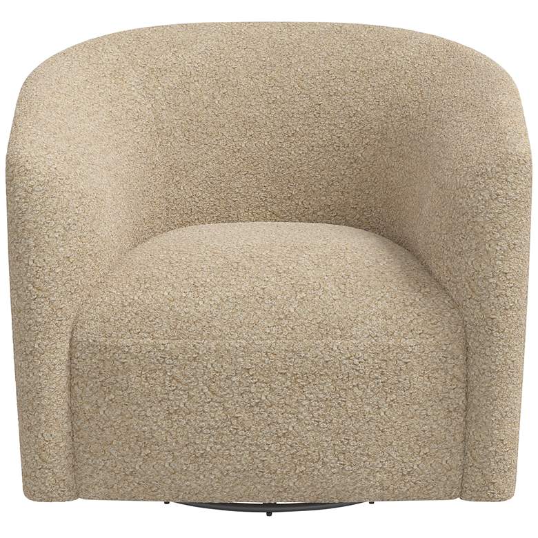 Image 3 Lana Dolly Toast Fabric Swivel Accent Chair more views