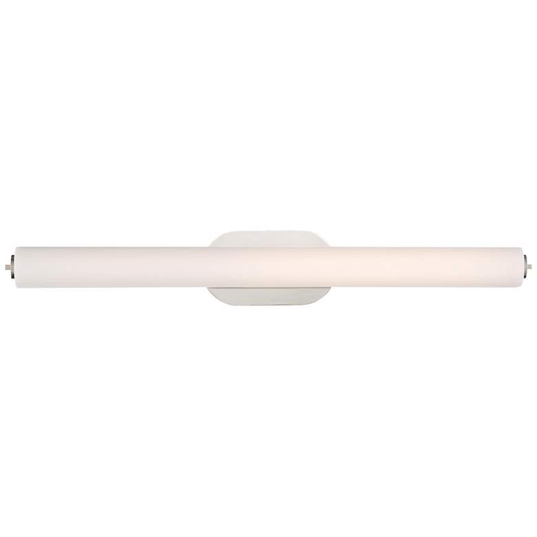 Image 1 Lana; LED Medium Vanity; Polished Nickel Finish with White Acrylic