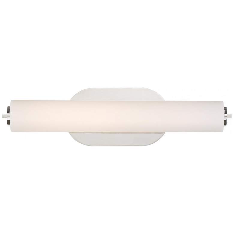 Image 1 Lana; LED Small Vanity; Polished Nickel Finish with White Acrylic