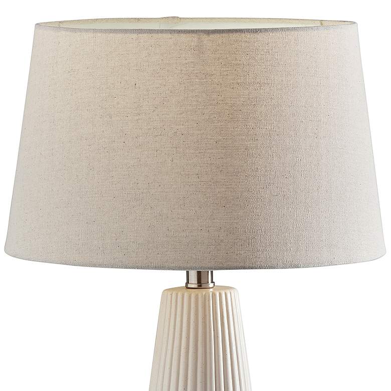 Image 2 Lana Off-White Ceramic Accent Table Lamps Set of 2 more views