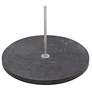 Lanai 11 1/2" Wide Round Slate Gray Outdoor Torch Light Base