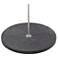 Lanai 11 1/2" Wide Round Slate Gray Outdoor Torch Light Base