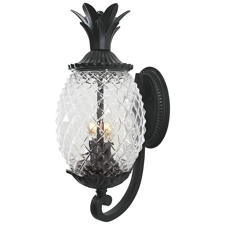 Image 3 Lanai 18" High Black 2-Light Outdoor Wall Light more views