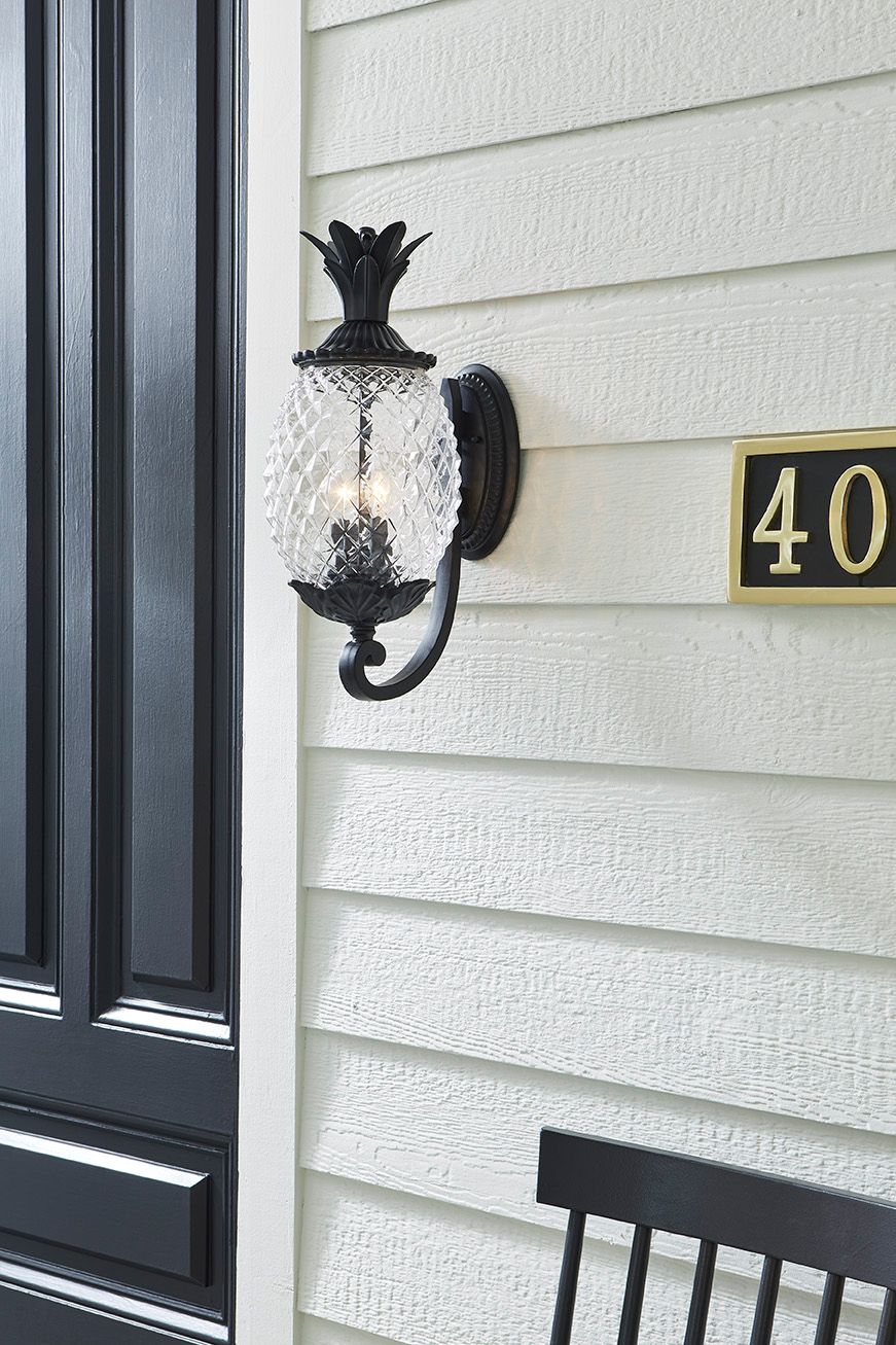 Lanai 18" High Black 2-Light Outdoor Wall Light