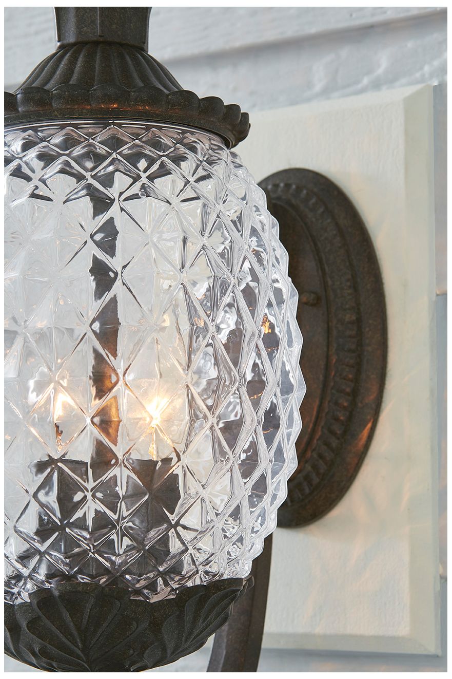 Image 3 Lanai 18" High Black Coral 2-Light Outdoor Wall Light more views