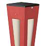 Lanai 20" High Red Aluminum LED Solar Outdoor Torch Light