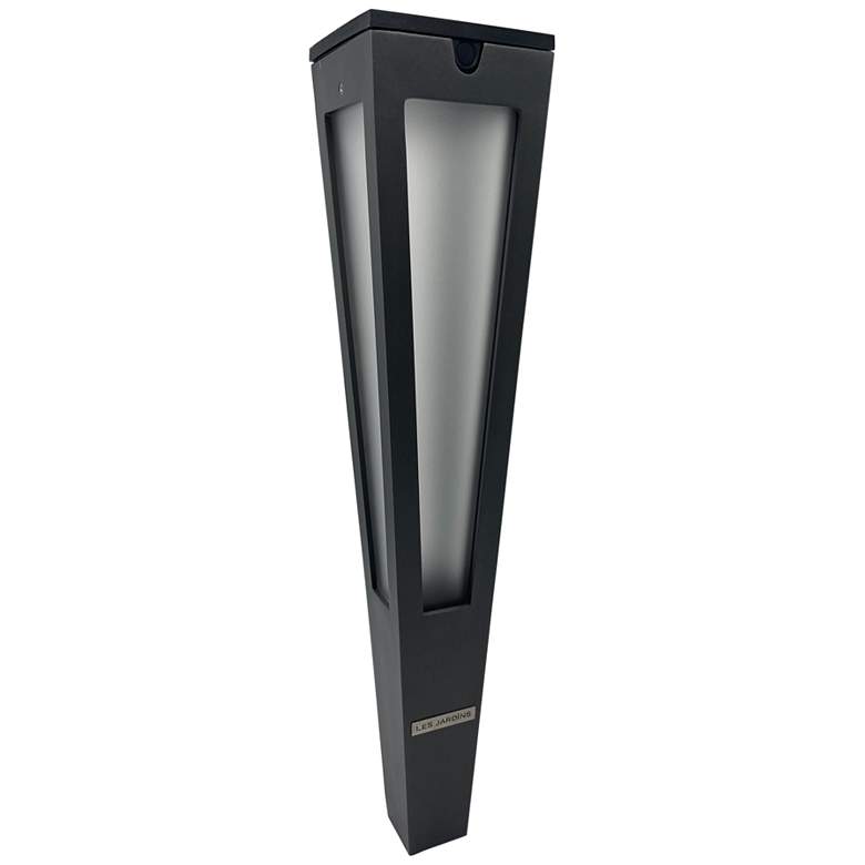 Image 1 Lanai 20 inch High Space Gray Aluminum LED Solar Torch Light