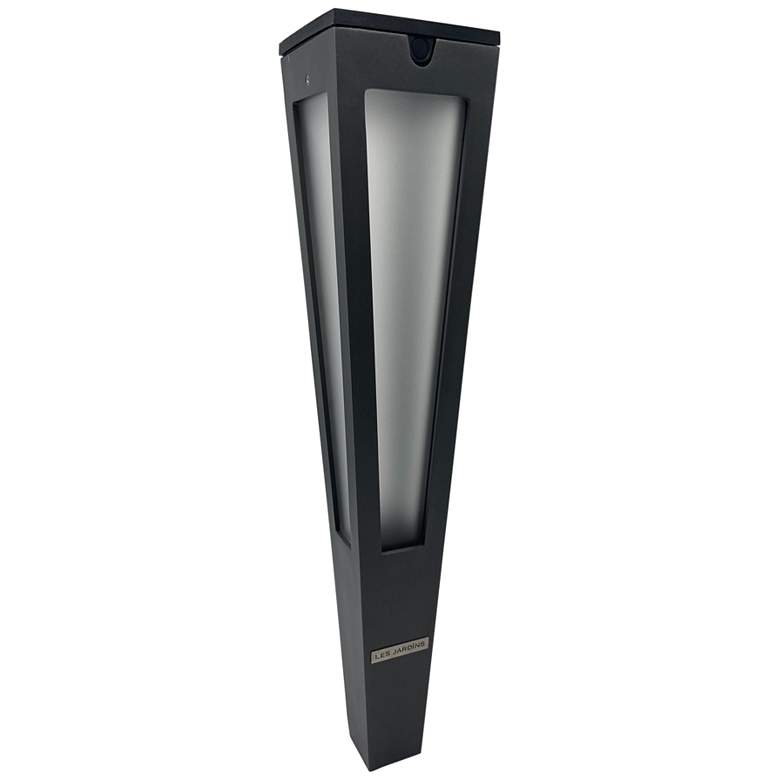 Image 1 Lanai 20" High Space Gray Aluminum LED Solar Torch Light