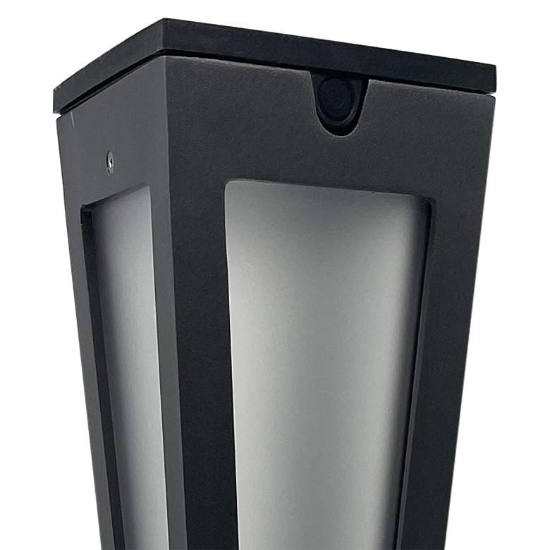 Image 2 Lanai 20" High Space Gray Aluminum LED Solar Torch Light more views