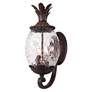 Lanai 21 3/4" High Black Coral Outdoor Wall Light