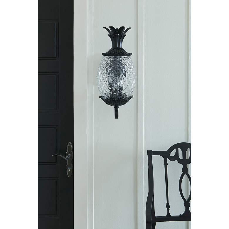 Image 6 Lanai 21 3/4" High Matte Black 3-Light Outdoor Wall Light more views
