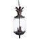 Lanai 21" High Black Coral 3-Light Outdoor Hanging Light