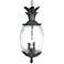 Lanai 21" High Matte Black 3-Light Outdoor Hanging Light